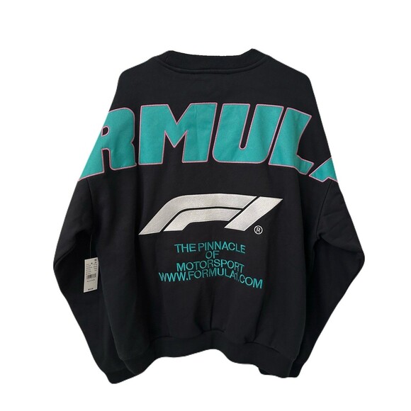 NEW Formula 1 Racing x PacSun Mens Size XL Miami Crew Neck Sweatshirt In Black - Picture 4 of 8